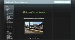Desktop Screenshot of mcleansautostation.com