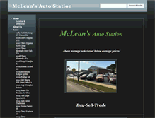Tablet Screenshot of mcleansautostation.com